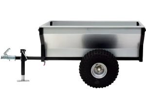 Remolque basculante galvanizado 500 kg para uso profesional y ocio