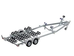 Remolque para barco g2702m19 3500kgs 2 ejes 8,57 m 7 m 7,70m