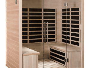 Sauna de infrarrojos con paneles de carbono 3200W LUXE 4 lugares - SNÖ