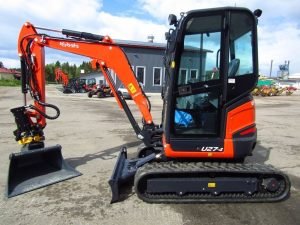 Kubota U27-4 NUEVO + 3 CUCHARONES – Miniexcavadora de 2,7 T